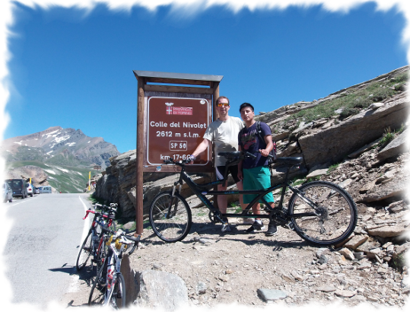 Tandem Albergo ristorante Chalet del lago Ceresole Reale Parco Nazionale Gran Paradiso Tandem e mountain bike